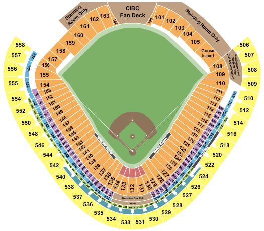 Guaranteed Rate Field White Sox Seating Chart